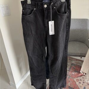 Pool Jeans-Super Baggy Wide slim Black denim Size 42 Men’s 31x 32. NWT